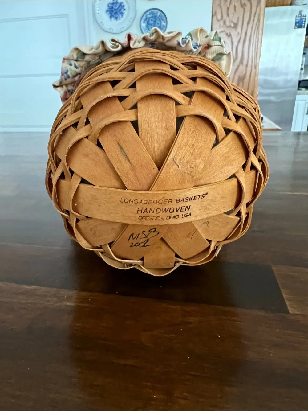 Longaberger Small Gatehouse Basket, 2002